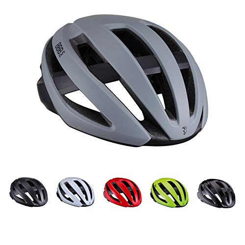 BBB Helmet Maestro Casco, Unisex, Gris Mate, L (58-62cm)