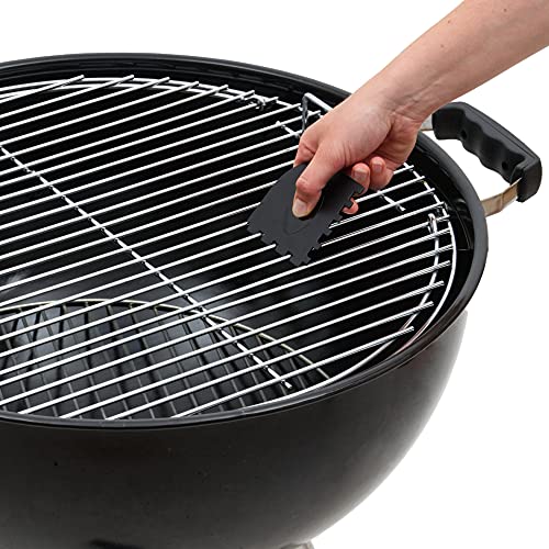 BBQ-Toro Juego de Raspadores de Plástico para Parrilla | 2 Piezas | Limpiador para Hierro Fundido | Raspador para Horno Holandés, Sartenes, Ollas, Wok | Accesorios para Dutch Oven