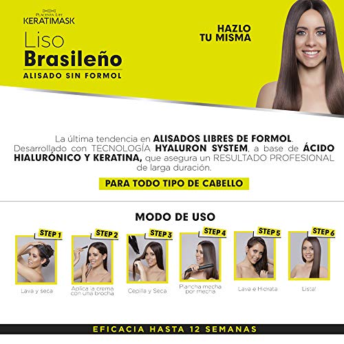 Be Natural Kit de Alisado Brasileño con Keratina