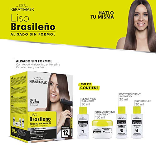 Be Natural Kit de Alisado Brasileño con Keratina