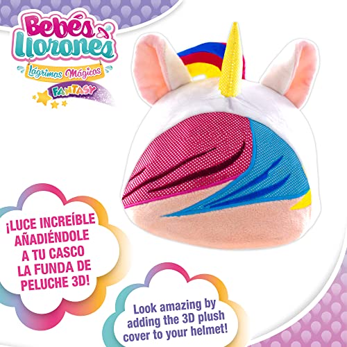 Bebés Llorones - Bebes llorones-Casco 3D c/Funda Peluche Dreamy (77277)