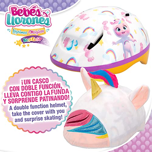 Bebés Llorones - Bebes llorones-Casco 3D c/Funda Peluche Dreamy (77277)