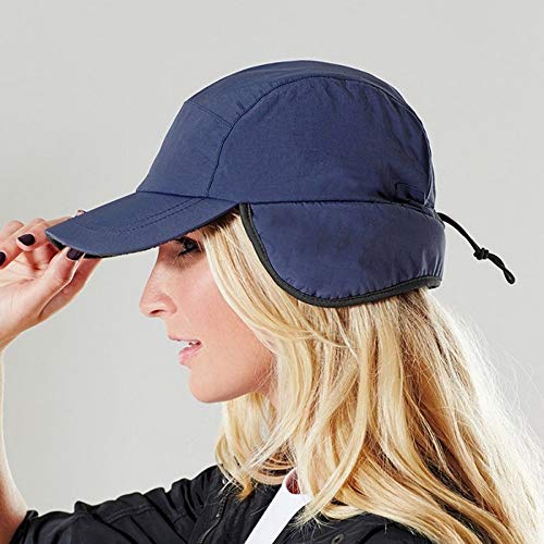 Beechfield - Gorra de montaña impermeable y transpirable Unisex Hombre Mujer (Talla Única/Negro)