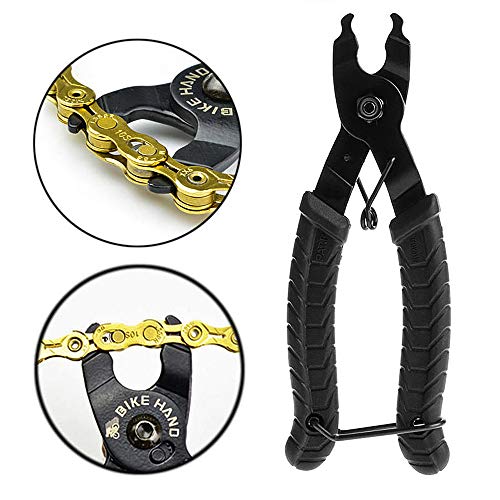 BeiLan Alicate de Cadena, Bike Chain Tool Cadena de Bicicleta Quick Link Open Close Tool 2 en 1 Alicates Abiertos y Cerrados, fácil de Usar Chain Remover Plier