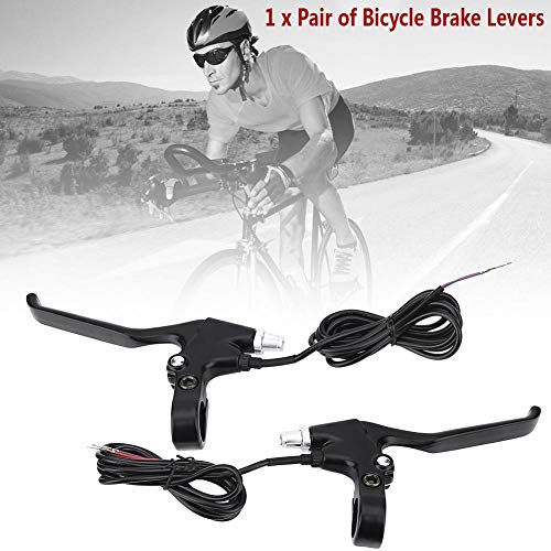 Belissy 1 par Durable 2 Cables Izquierdo y Derecho E-Bici de la Bicicleta eléctrica Palanca de Freno Piezas de Recambio