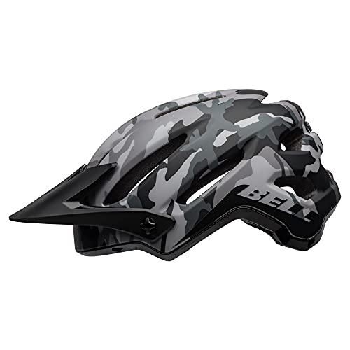 BELL 4forty Casco de Bicicleta de montaña, Unisex Adulto, Camuflaje Mate y Negro Brillante, Medium (55-59cm)