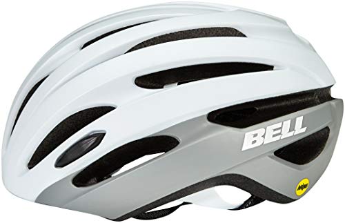 BELL Avenue MIPS Casco de Ciclismo Road, Hombre, Mate/Blanco Brillante/Gris, Talla única