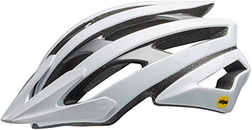 BELL Catalyst MIPS Casco de Bicicleta, Unisex Adulto, Blanco Mate y Gris, Medium