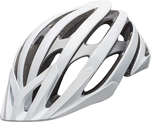 BELL Catalyst MIPS Casco de Bicicleta, Unisex Adulto, Blanco Mate y Gris, Medium