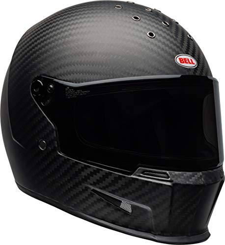 Bell Eliminator Carbon Solid Casco de motocicleta de cara completa - Matt Black 2XL