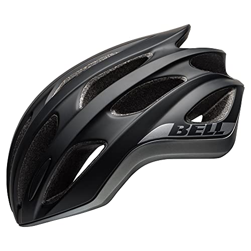 BELL Formula Casco de Ciclismo Road, Unisex Adulto, Negro Mate y Gris, M | 55-59cm