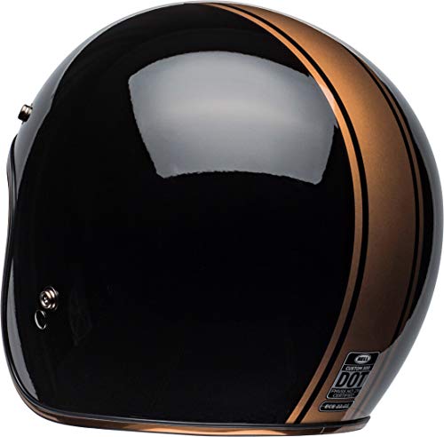 BELL HELMET CUSTOM 500 DLX RALLY GLOSS BLACK/BRONZE XL