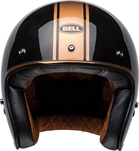 BELL HELMET CUSTOM 500 DLX RALLY GLOSS BLACK/BRONZE XL