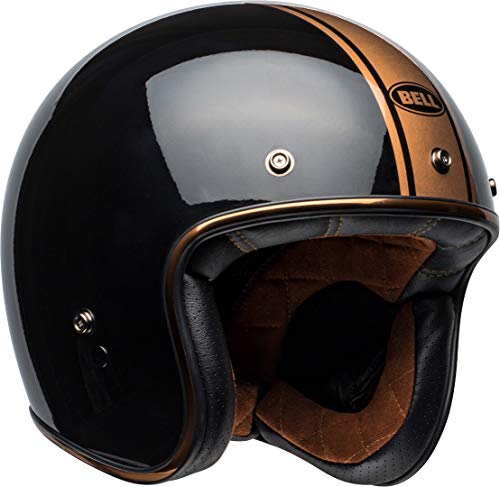 BELL HELMET CUSTOM 500 DLX RALLY GLOSS BLACK/BRONZE XL