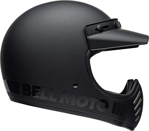 BELL Helmet Moto-3 Blackout Matt/Gloss Black L