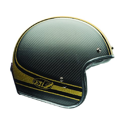 Bell Helmets BH 7070031 Custom 500 Casco para Adulto, Bomba RSD de Carbono, pequeño