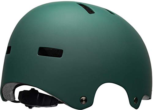 BELL Local Casco para Bicicleta BMX y Skate, Unisex Adulto, Verde Mate y Negro, L | 59-61.5cm