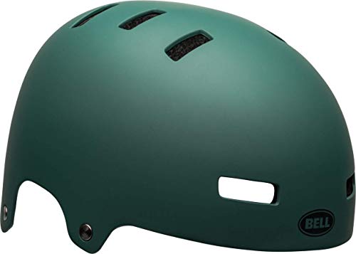 BELL Local Casco para Bicicleta BMX y Skate, Unisex Adulto, Verde Mate y Negro, L | 59-61.5cm