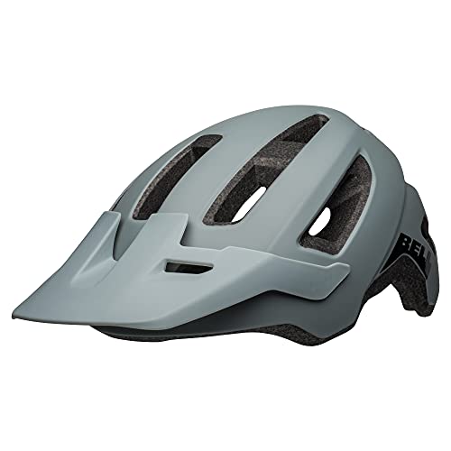 BELL Nomad Casco, Unisex Adulto, Gris Mate y Naranja, 53-60