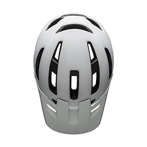 BELL Nomad Junior Casco de Bicicleta, Unisex niños, Blanco Mate y Morado, Talla única