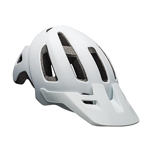 BELL Nomad Junior Casco de Bicicleta, Unisex niños, Blanco Mate y Morado, Talla única