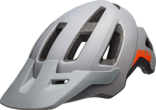 BELL Nomad MIPS Casco para Bicicleta de montaña, Hombre, Gris Mate y Naranja, Talla única