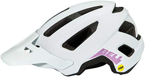 BELL Nomad W MIPS Casco para Bicicleta de montaña, Mujer, Blanco Mate y Morado, Talla única