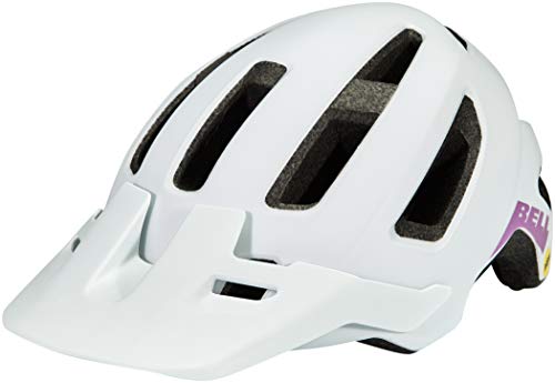 BELL Nomad W MIPS Casco para Bicicleta de montaña, Mujer, Blanco Mate y Morado, Talla única