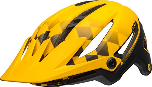 BELL Sixer MIPS Casco de Bicicleta, Unisex-Adultos, Amarillo y Negro, Medium