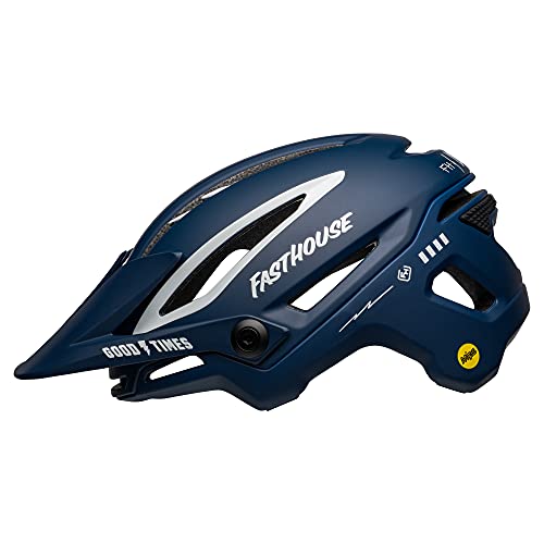 BELL Sixer MIPS Casco, Hombre, Fasthouse Matte/Gloss Blue/White, M