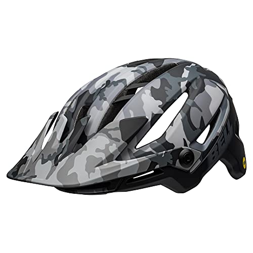 BELL Sixer MIPS Casco MTB, Unisex, Camuflaje Negro Mate y Brillante, S