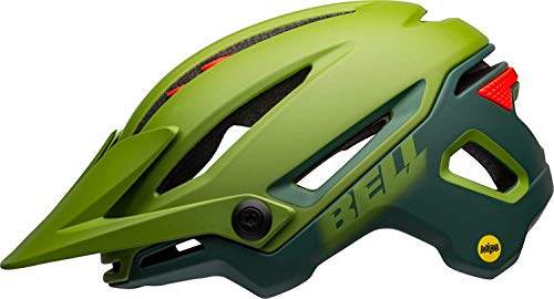 BELL Sixer MIPS Casco MTB, Unisex, Mate/Verde Brillante/infrarrojo, L 58-62cm