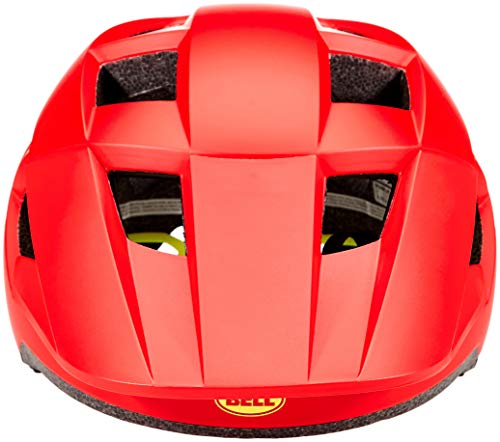 BELL Spark Junior Casco de Bicicleta, Unisex niños, Mate/Rojo Brillante/hi-Vis, Talla única