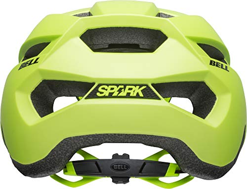 BELL Spark Junior Youth Casco de Ciclismo, Infantil, Verde Brillante Mate, 50-57 cm