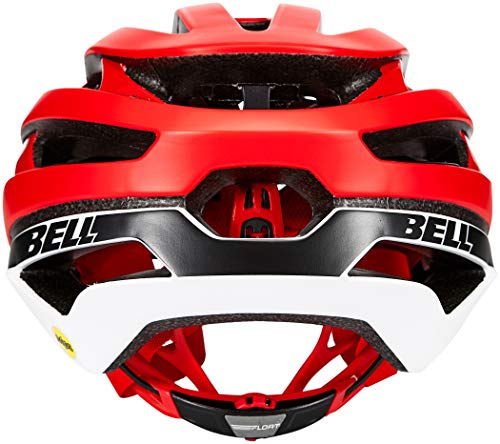 BELL Stratus MIPS Casco de Bicicleta Road, Unisex Adulto, Rojo Mate y Negro, S | 52-56cm