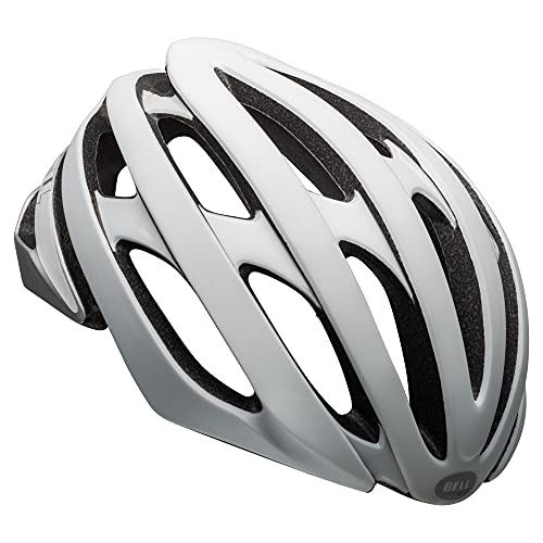 BELL Stratus MIPS Casco de Ciclismo Road, Unisex Adulto, Mate/Blanco Brillante/Plateado, M | 55-59cm