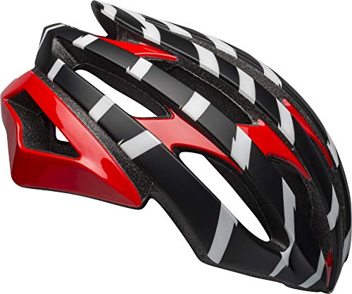 Bell Stratus MIPS - Casco mate brillante negro rojo blanco mediano