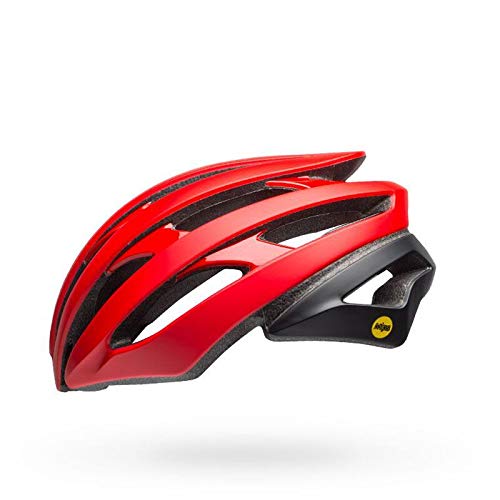 BELL Stratus MIPS - Casco para bicicleta de carretera para adultos, color rojo mate, negro (2020), tamaño pequeño (52-56 cm)