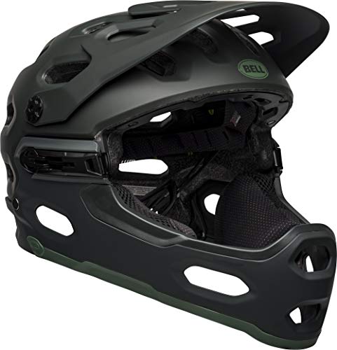 Bell Super 3R MIPS - Casco para bicicleta de montaña para adulto, color verde mate (2020), tamaño mediano (55-59 cm)