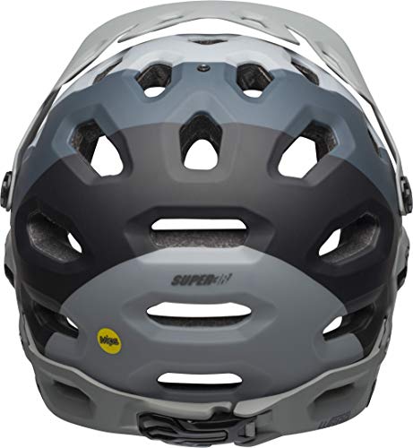 BELL Super 3R MIPS - Casco para Bicicleta, Medium, Downdraft Matte Gray/Gunmetal