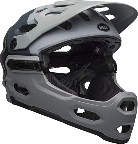 BELL Super 3R MIPS - Casco para Bicicleta, Medium, Downdraft Matte Gray/Gunmetal