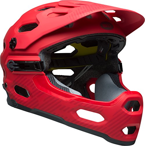 BELL Super 3R MIPS Casco, Unisex, Rojo (Matt Hibiscus), Small (52-56 cm)