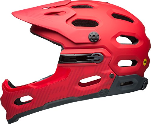 BELL Super 3R MIPS Casco, Unisex, Rojo (Matt Hibiscus), Small (52-56 cm)