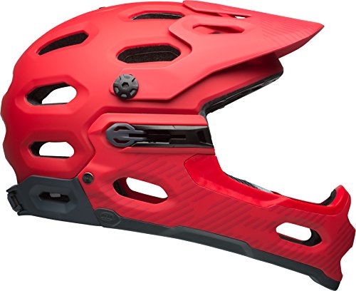 BELL Super 3R MIPS Casco, Unisex, Rojo (Matt Hibiscus), Small (52-56 cm)