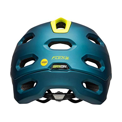 BELL Super Dh MIPS Casco de Bicicleta de montaña, Unisex Adulto, Azul Mate/Azul Brillante, S | 52-56cm