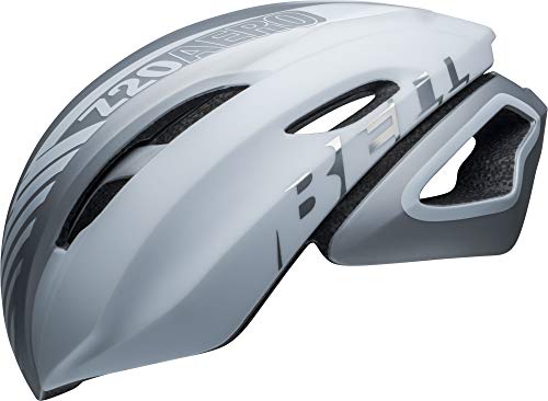 BELL Z20 Aero MIPS Casco de Carretera, Unisex, Soplador Mate/Brillo Blanco/Plata, M