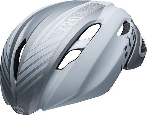 BELL Z20 Aero MIPS Casco de Carretera, Unisex, Soplador Mate/Brillo Blanco/Plata, M