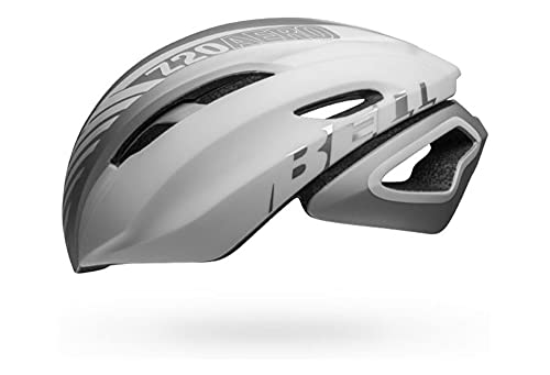 BELL Z20 Aero MIPS Casco, Unisex, Brillo/Blanco Mate, M