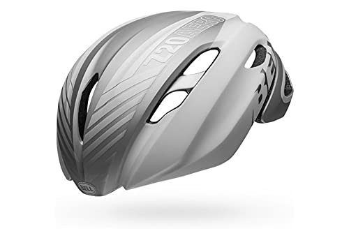 BELL Z20 Aero MIPS Casco, Unisex, Brillo/Blanco Mate, M