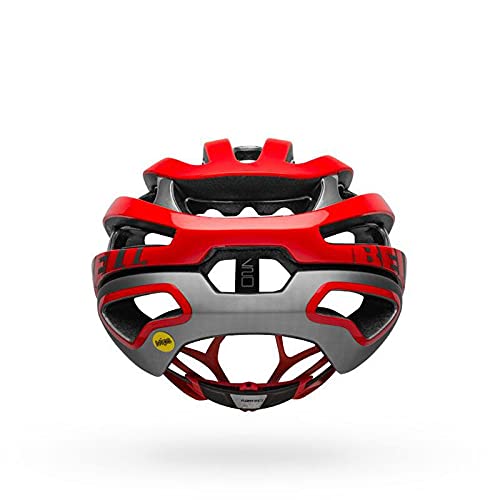 Bell Z20 MIPS Casco de bicicleta de carretera para adultos - Bell, Small (52-56 cm), Rojo brillante/Gris (2020)